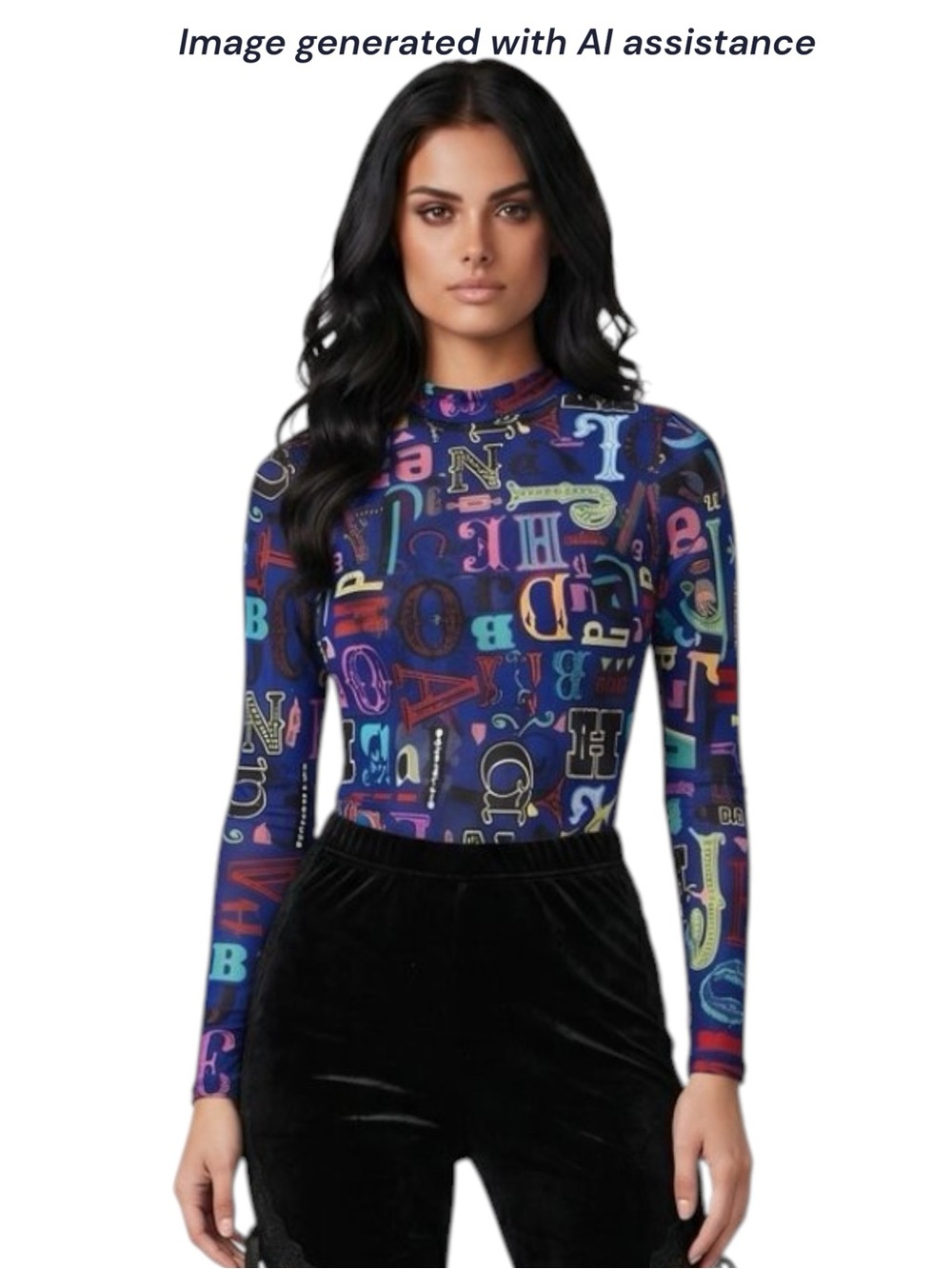 The Kript XS sheer graffiti bodysuit